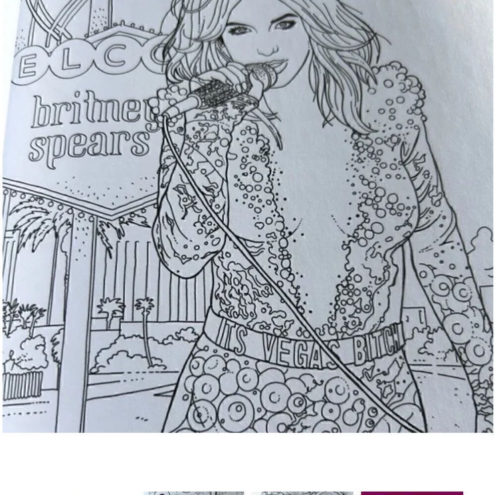 New Britany Spears Color Book - Picture 2 of 4